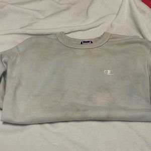 Sage, light, tie-dye size small,  champion sweatshirt